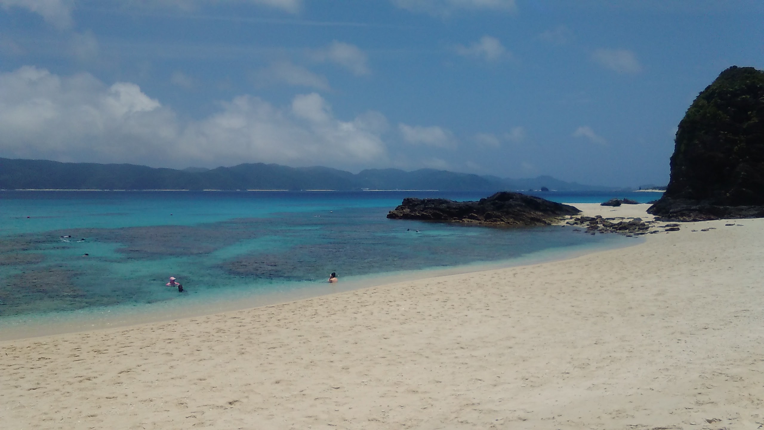 Kerama Blue water and white sand beach on Zamami Island
