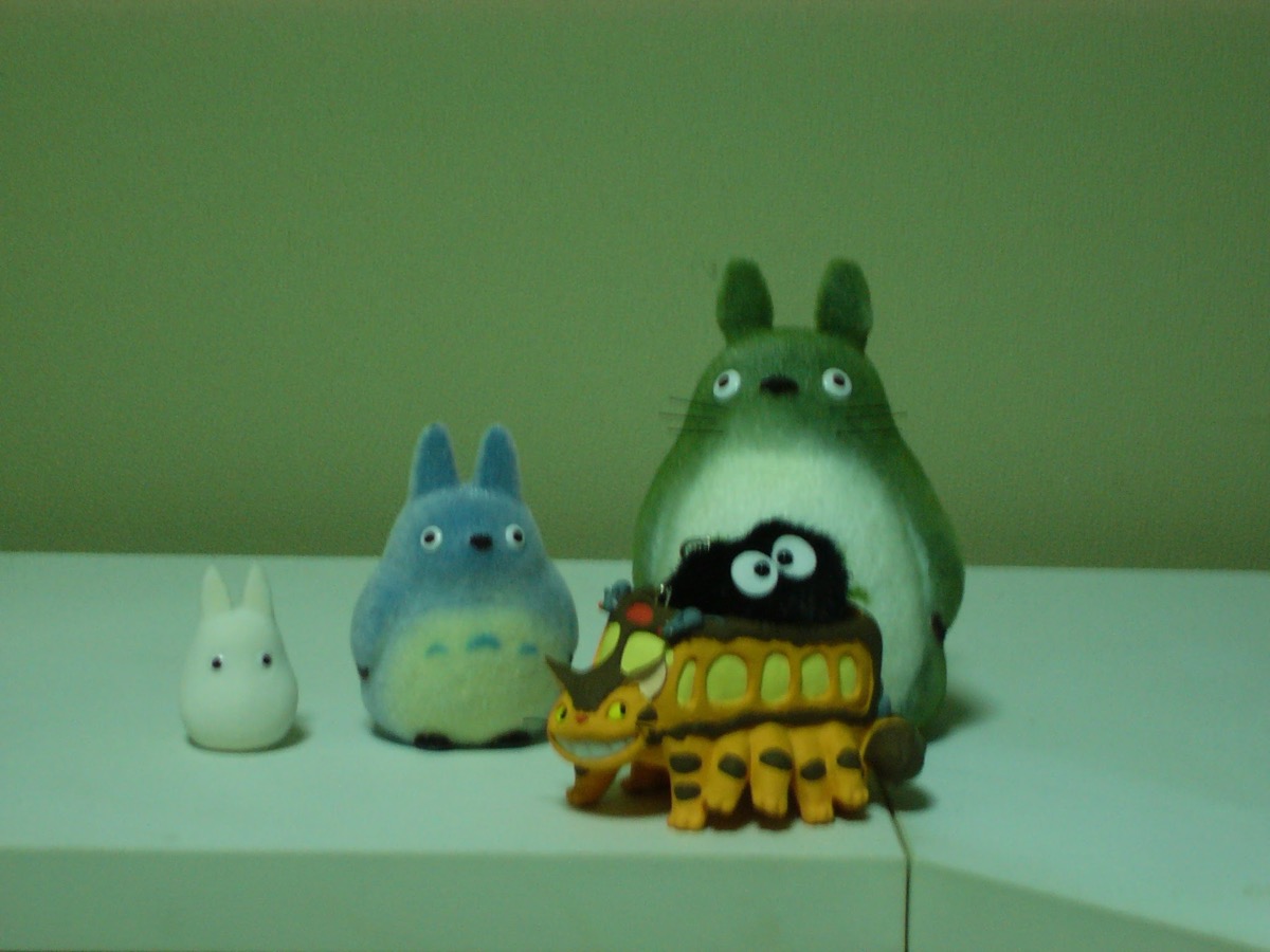 Totoro and Catbus souvenirs purchased during a Ghibli Museum visit