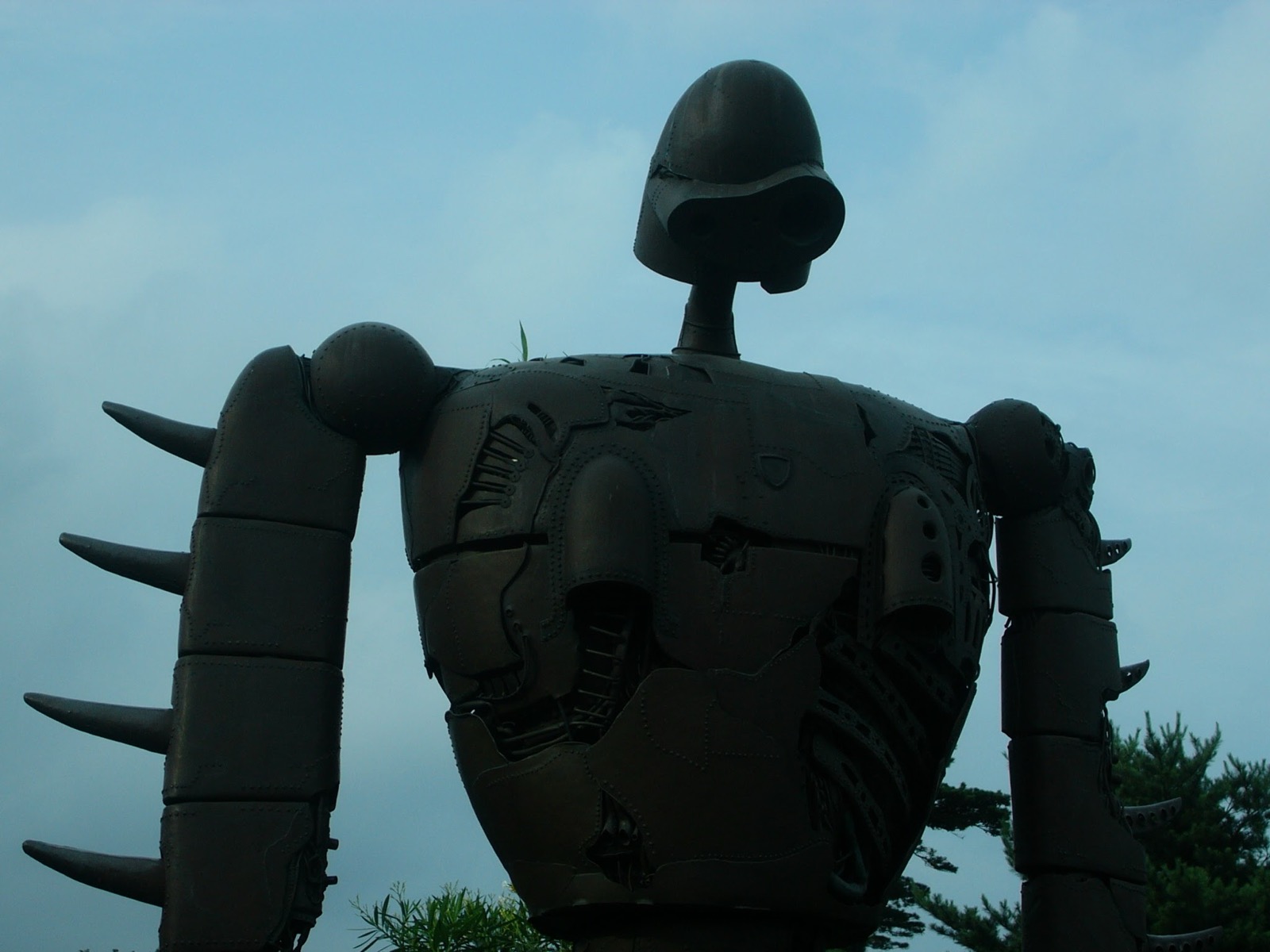 Robot Soldier statue on the rooftop of the Ghibli Museum in Mitaka